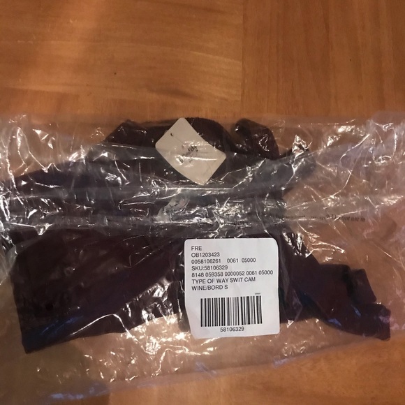 Free People Intimately Small Wine Colored Cami Set - Picture 4 of 7